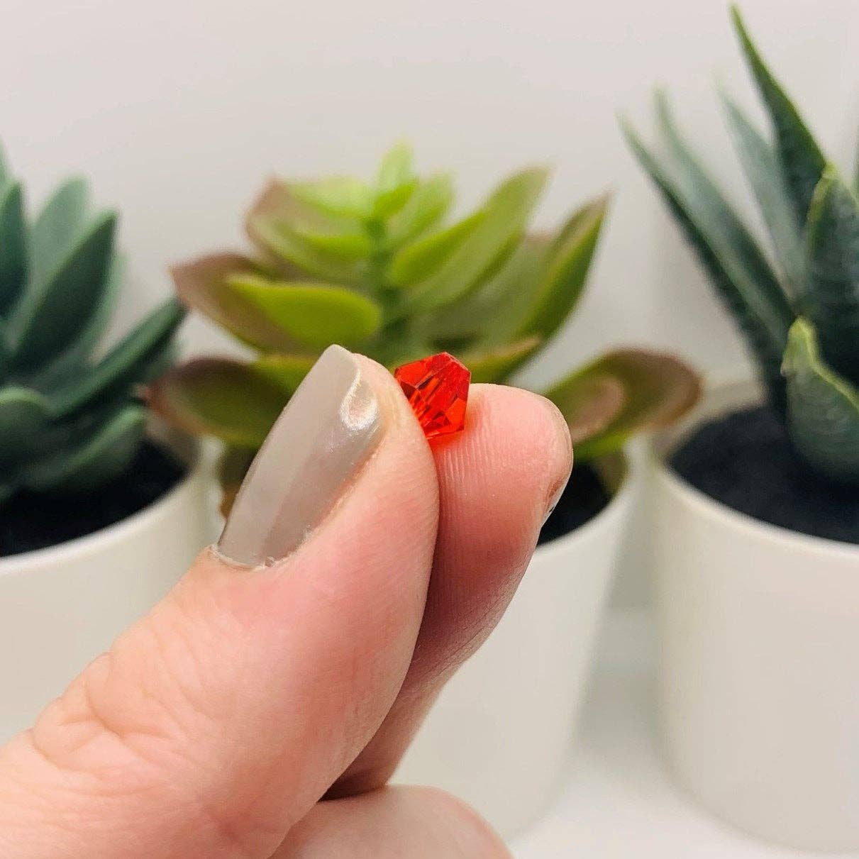 Guerrilla Charm - Wholesale Beads - 6x6mm Bicone Imitation Crystal Birthstone Bead Set2