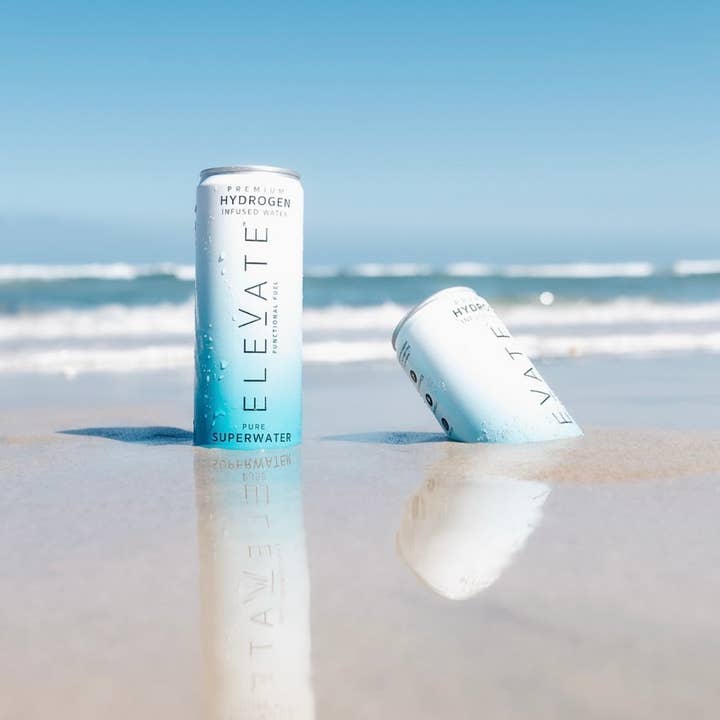 ELEVATE Beverages - Wholesale Sparkling Water - ELEVATE Hydrogen Infused Water SUPERWATERÂ (12-Pack)