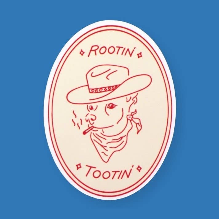 Parker Goods - Vente Autocollant - Autocollant Rootin' Tootin' 0