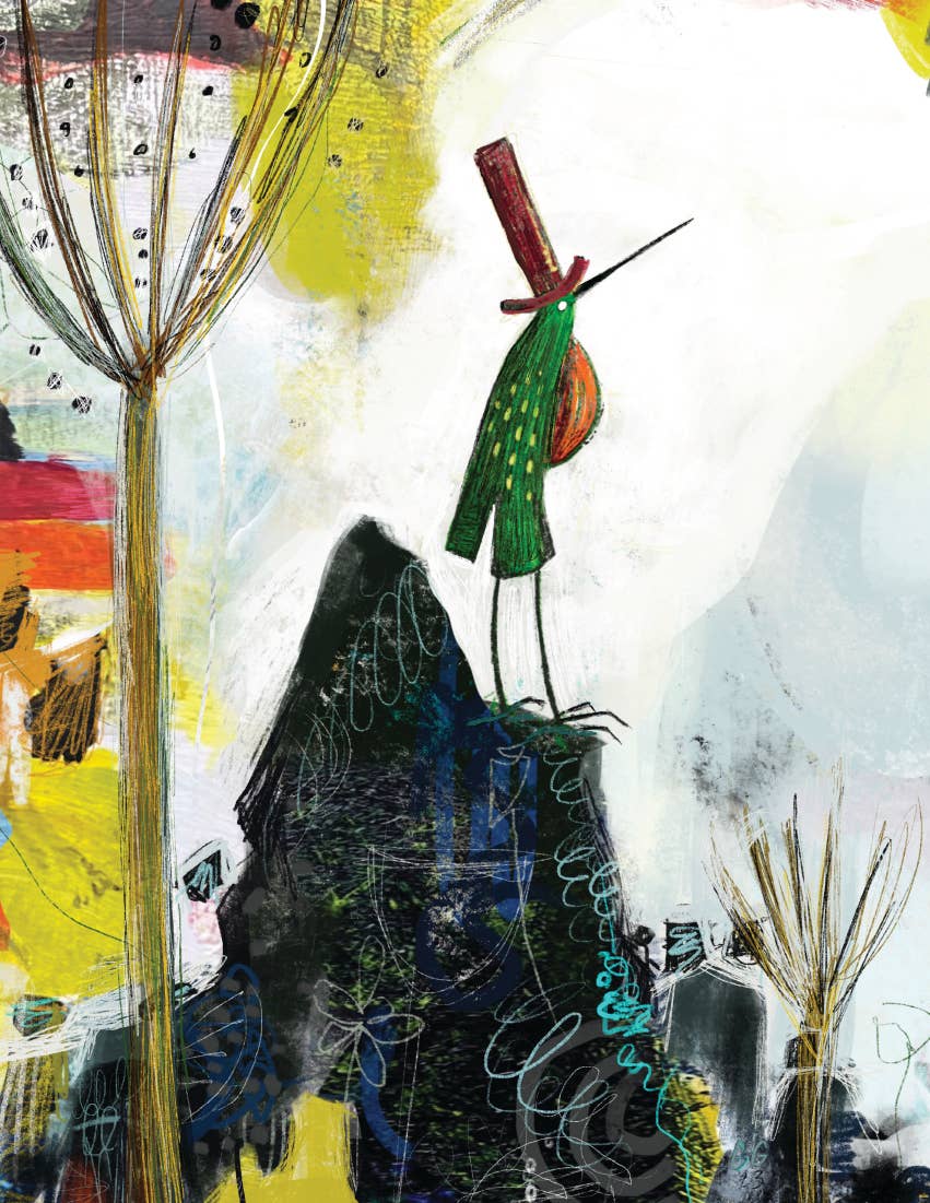 Ginger G. Art - Vente Carte de vœux classique - Bug Dreamer - Carte vierge A22