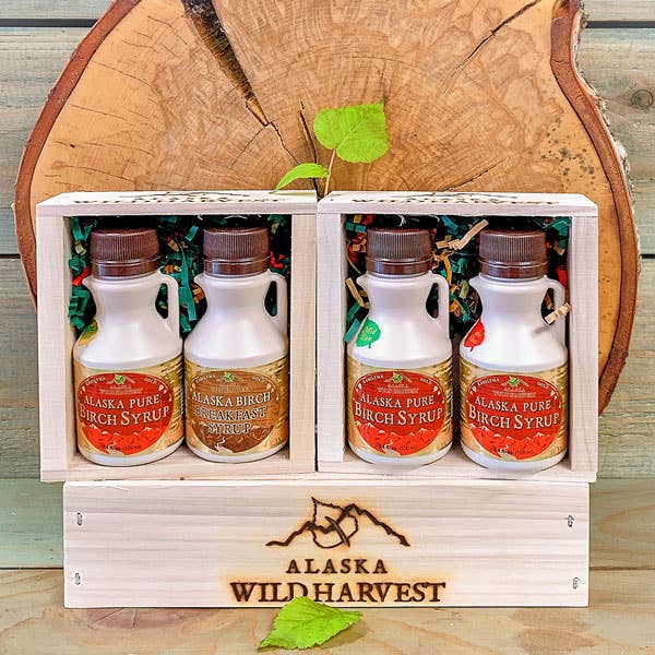 HFBirch / Kahiltna Birchworks / Alaska Wild Harvest – wholesale Lönnsirap – 2 Lådor Sirap Ren Björksirap Och Frukostsirap0