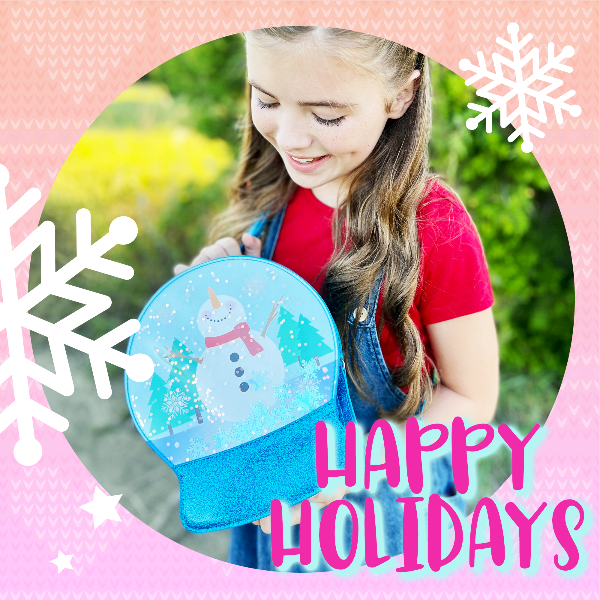 Bewaltz - Venta al por mayor Bolso con asas - Mujer - Bolso de mano con bola de nieve navideña11