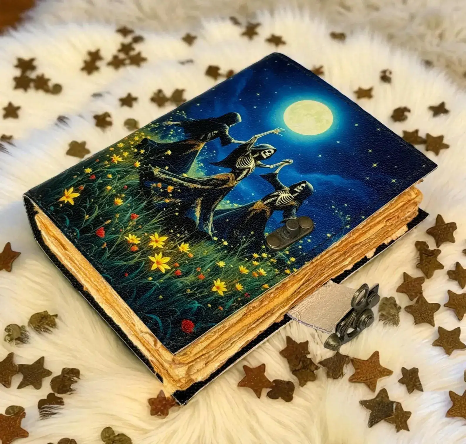 MNM HANDICRAFTS - Wholesale Journal/Diary - Leather Grimoire Journal Moon Tree Book of Shadows Witchcraf2