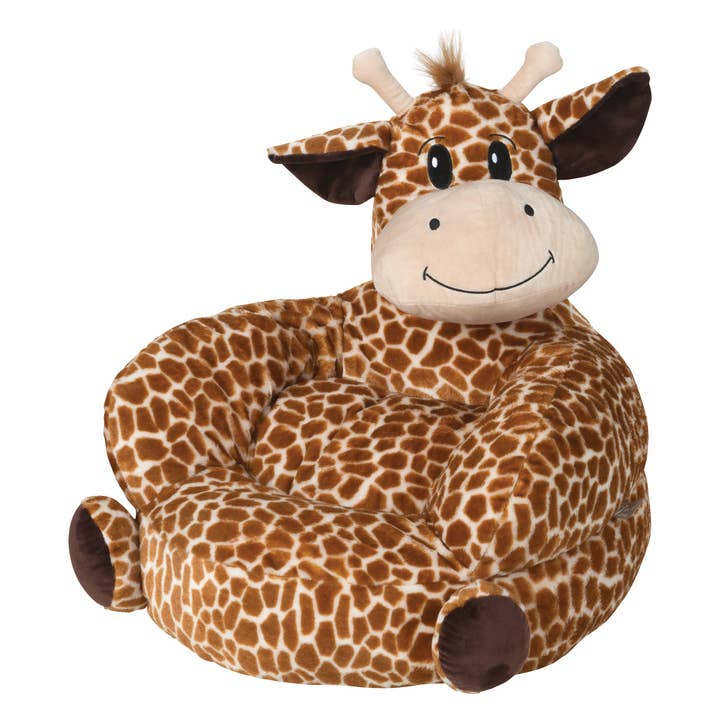 Toddler Plush Giraffe Character Chair for wholesale by Trend Lab