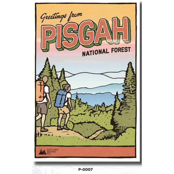 Pisgah National Forest Sunset vykort för wholesale av Nature Bound Co