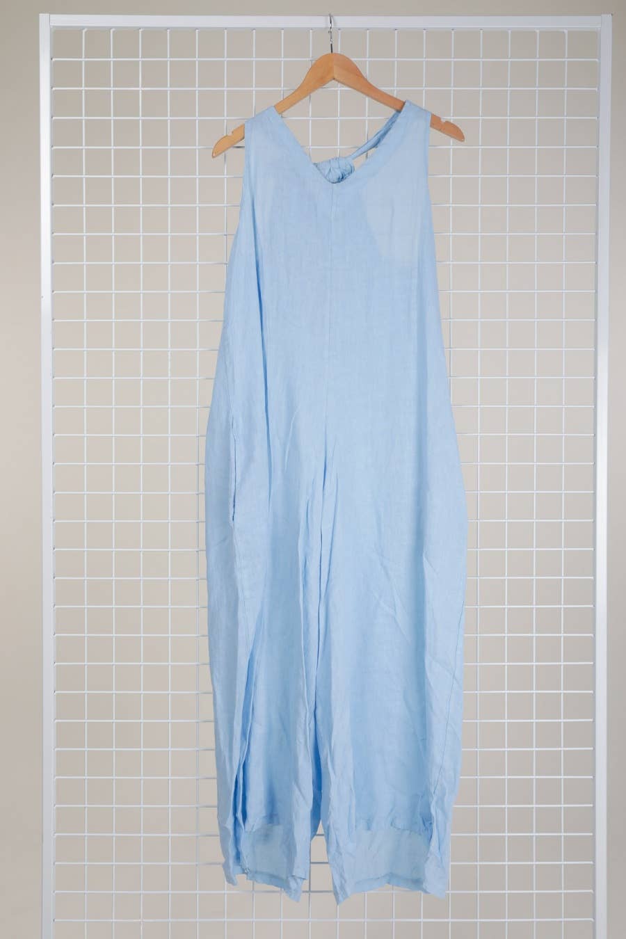 la maison des fibres naturelles – wholesale Jumpsuit – Women's – Sleeveless jumpsuit in 100% linen 6201440