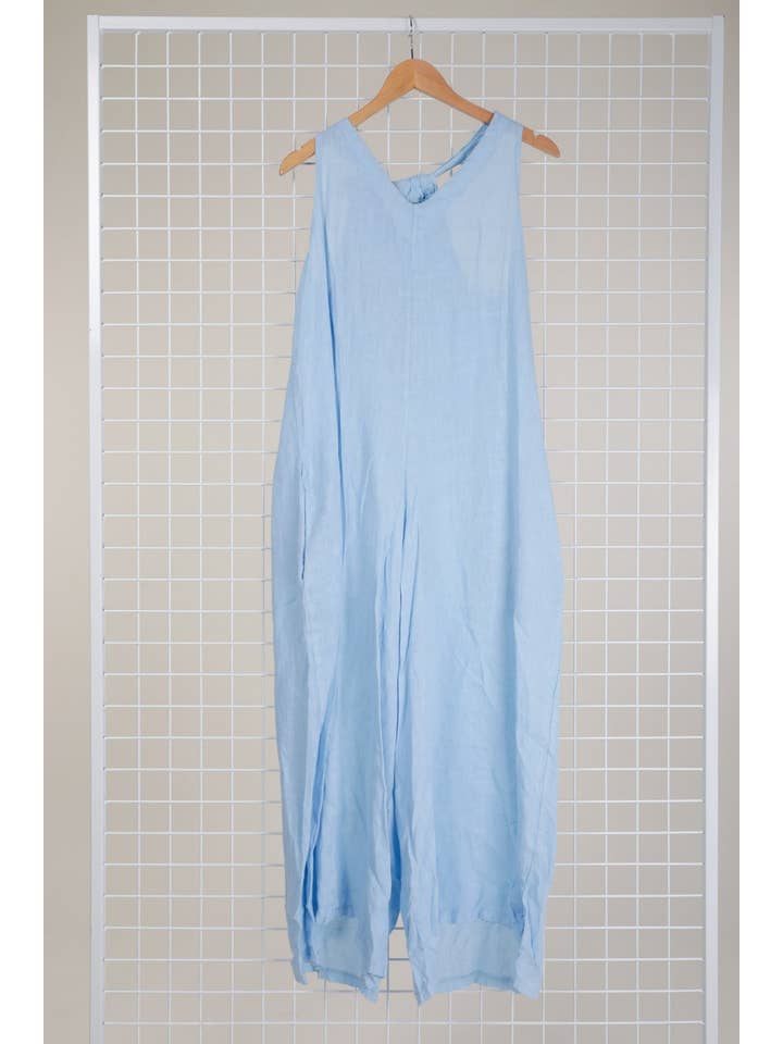 la maison des fibres naturelles - Wholesale Jumpsuit - Women's - Sleeveless jumpsuit in 100% linen 6201440