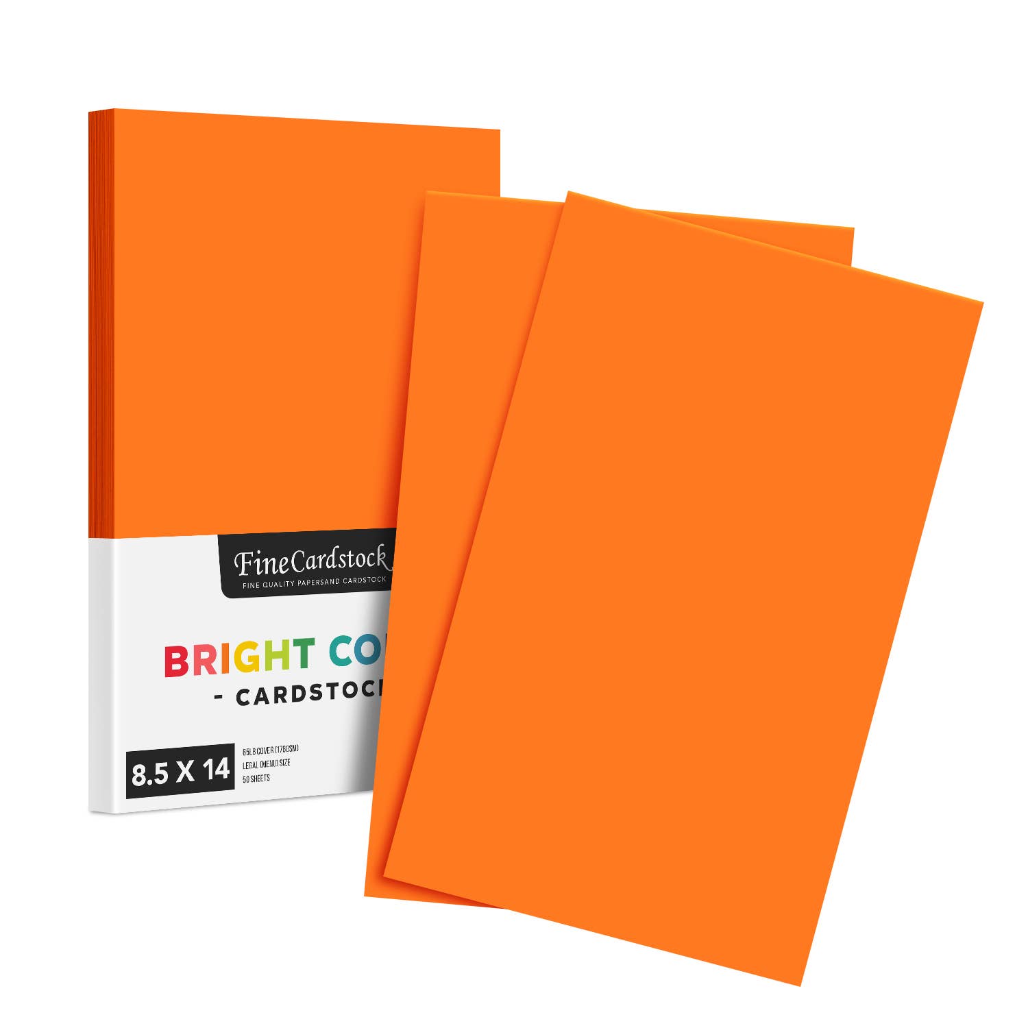 Fine Cardstock – wholesale Hantverkstillbehör – Ljus färg Cardstock papper - 65 lb täcka (176 GSM) - 50 Antal40