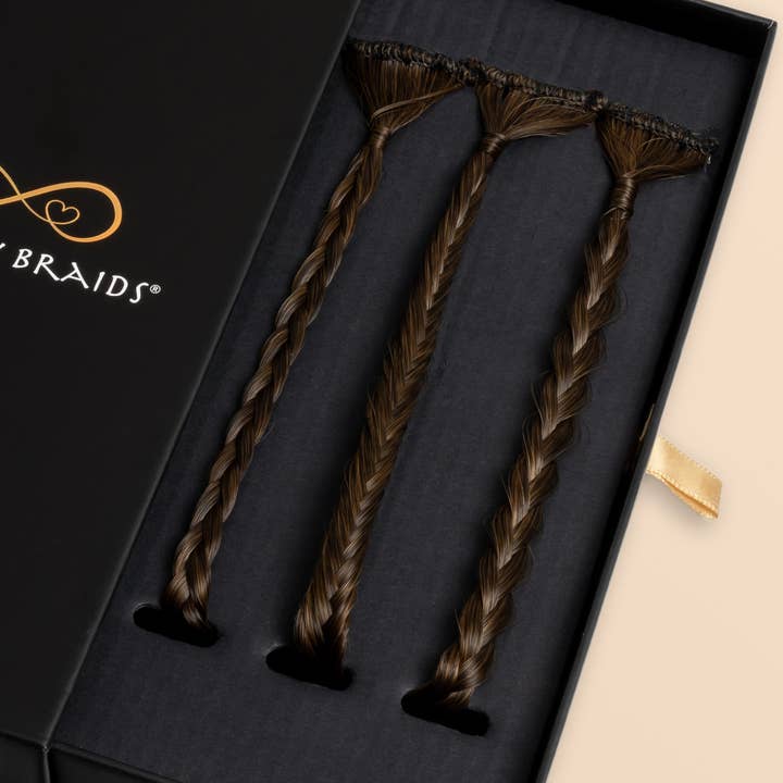 Infinity Braids - Wholesale Hair Accessories Set - Women's - Infinity Braids® - Infinity Braidies - Copper Bronze1