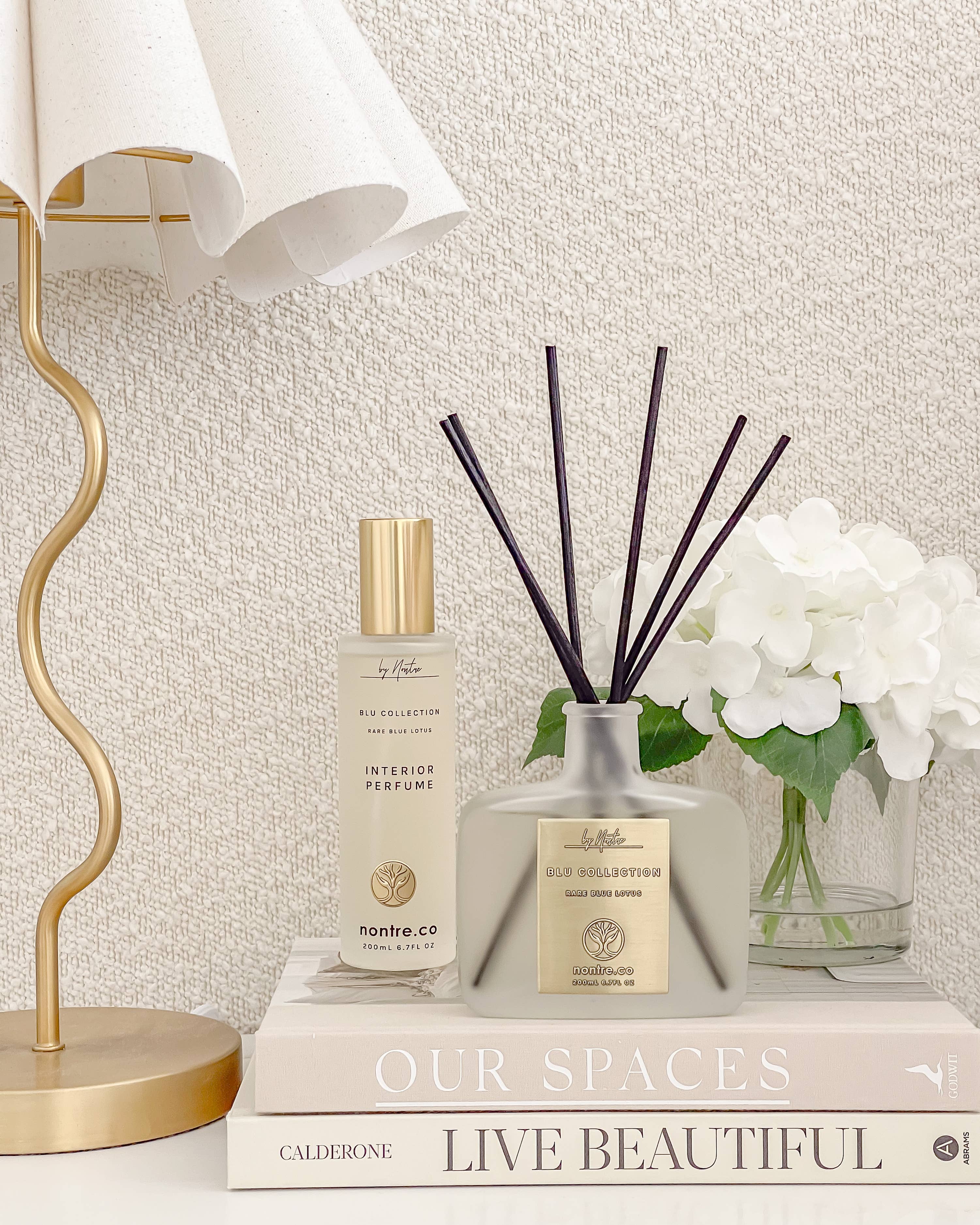 nontre.co - Vente Vaporisateurs d'ambiance et de linge - Parfum d'intérieur 200ML, Exclusive Rare Blu Lotus4