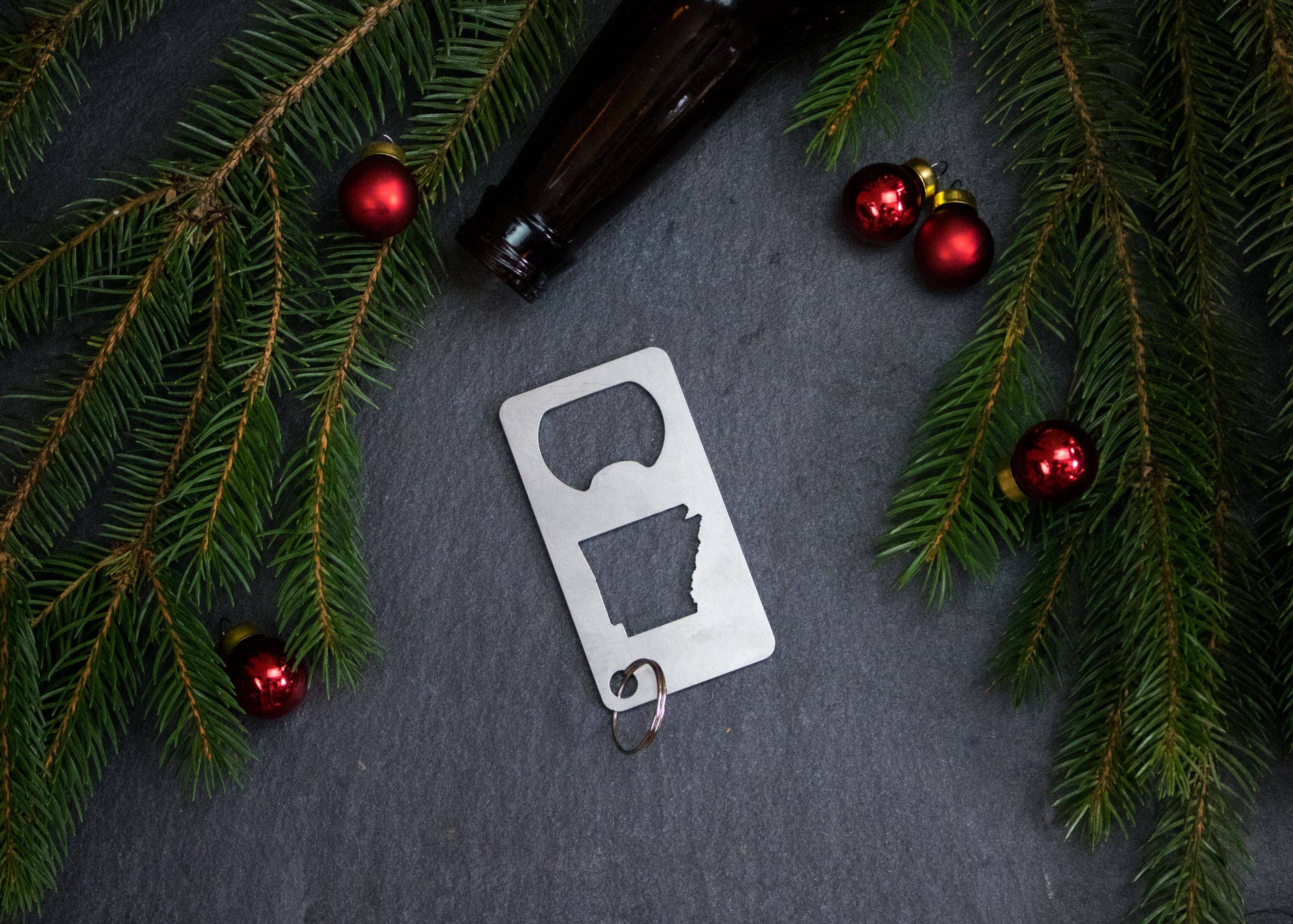 Iron Maid Art - Wholesale Bottle/Wine Opener - Arkansas State Stainless Steel Beer Bottle Opener Gift Bar8