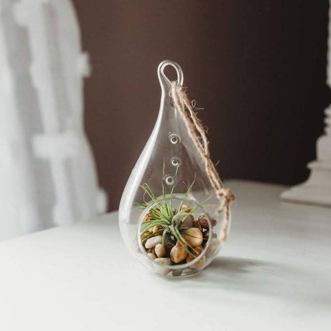 The Simply Crafty Shop - Wholesale Terrarium - Pear Shape Terrarium Kit- Semi-Precious Stone40