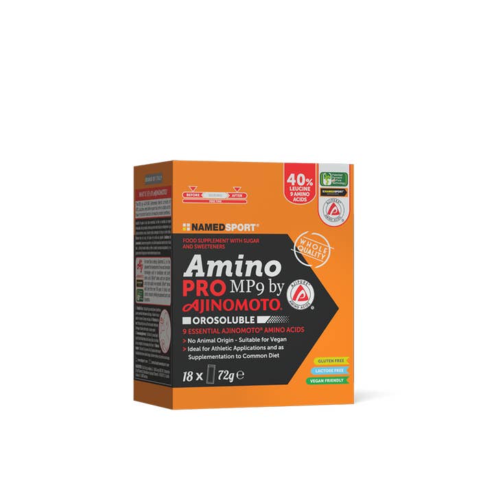 Sportsclinic Distributions - Vente Supplément oral/vitamine - Aminopro Mp9 Ajinomoto - 18 bâtonnets d'acides aminés