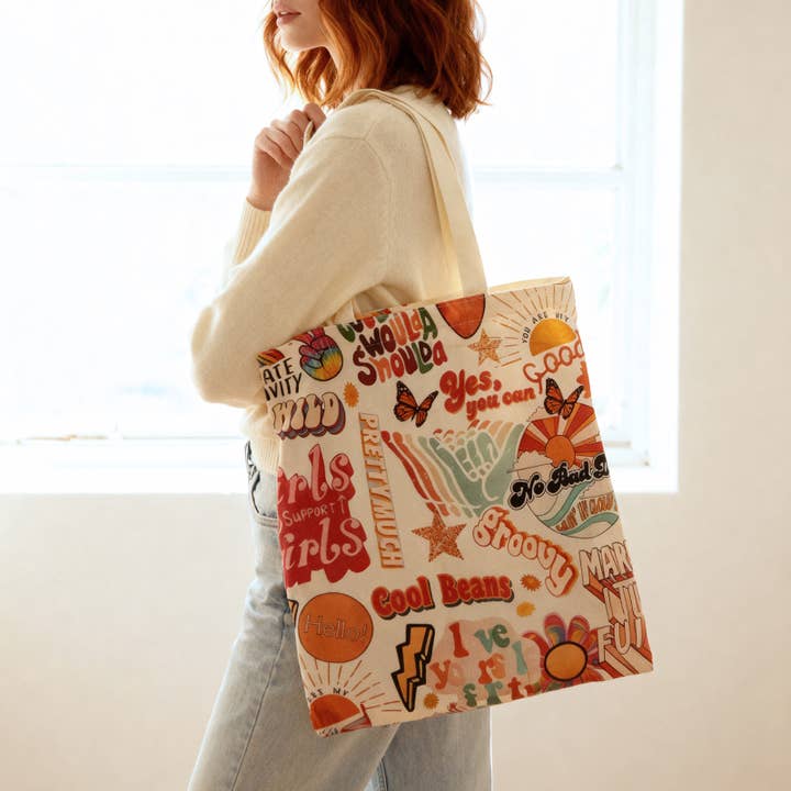 Wrapables.com - Wholesale Tote Bag - Women's - Wrapables Zippered Canvas Reusable Tote Bag22