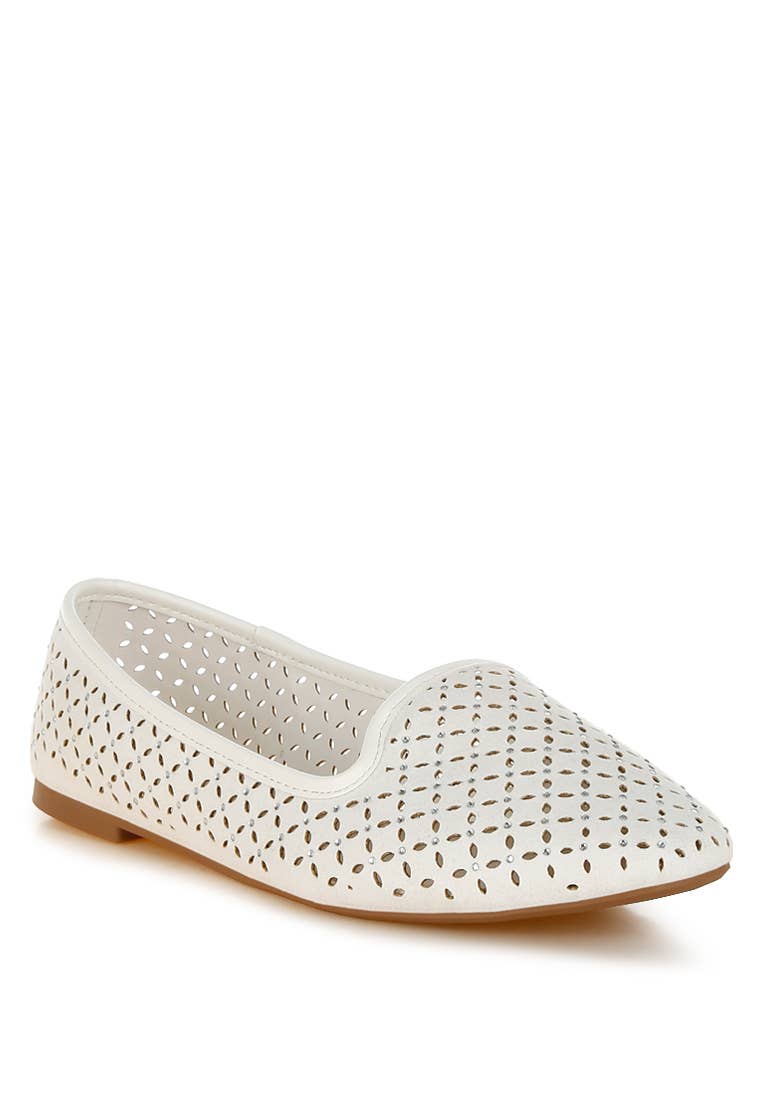 Rag Company - Wholesale Flats – Women’s - Kyrie Cut Out Detail Ballerinas