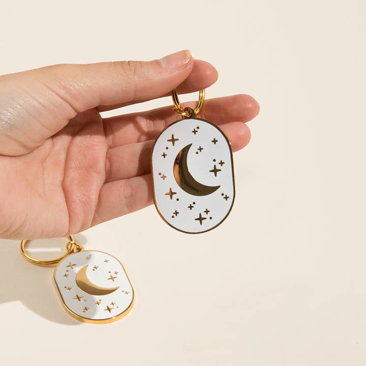 Porte-clés Night Sky (recto-verso !) pour la vente par paper&stuff