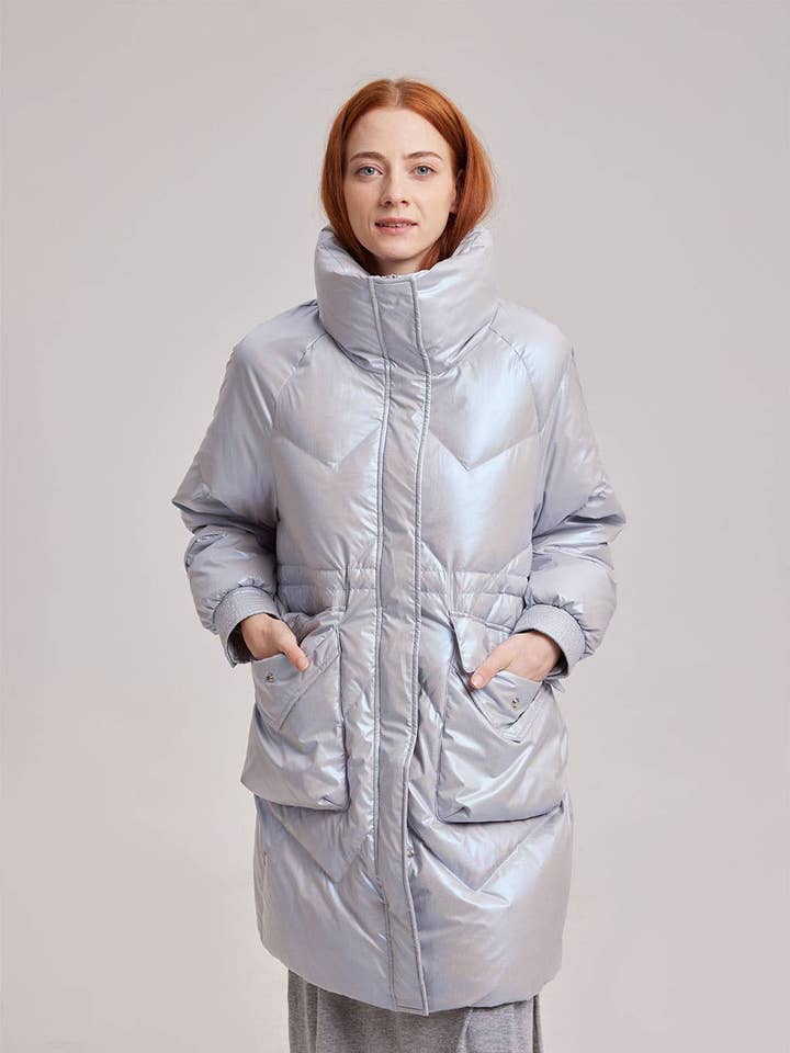 NAP - Vente Doudoune – femme - Doudoune Boxy Shiny