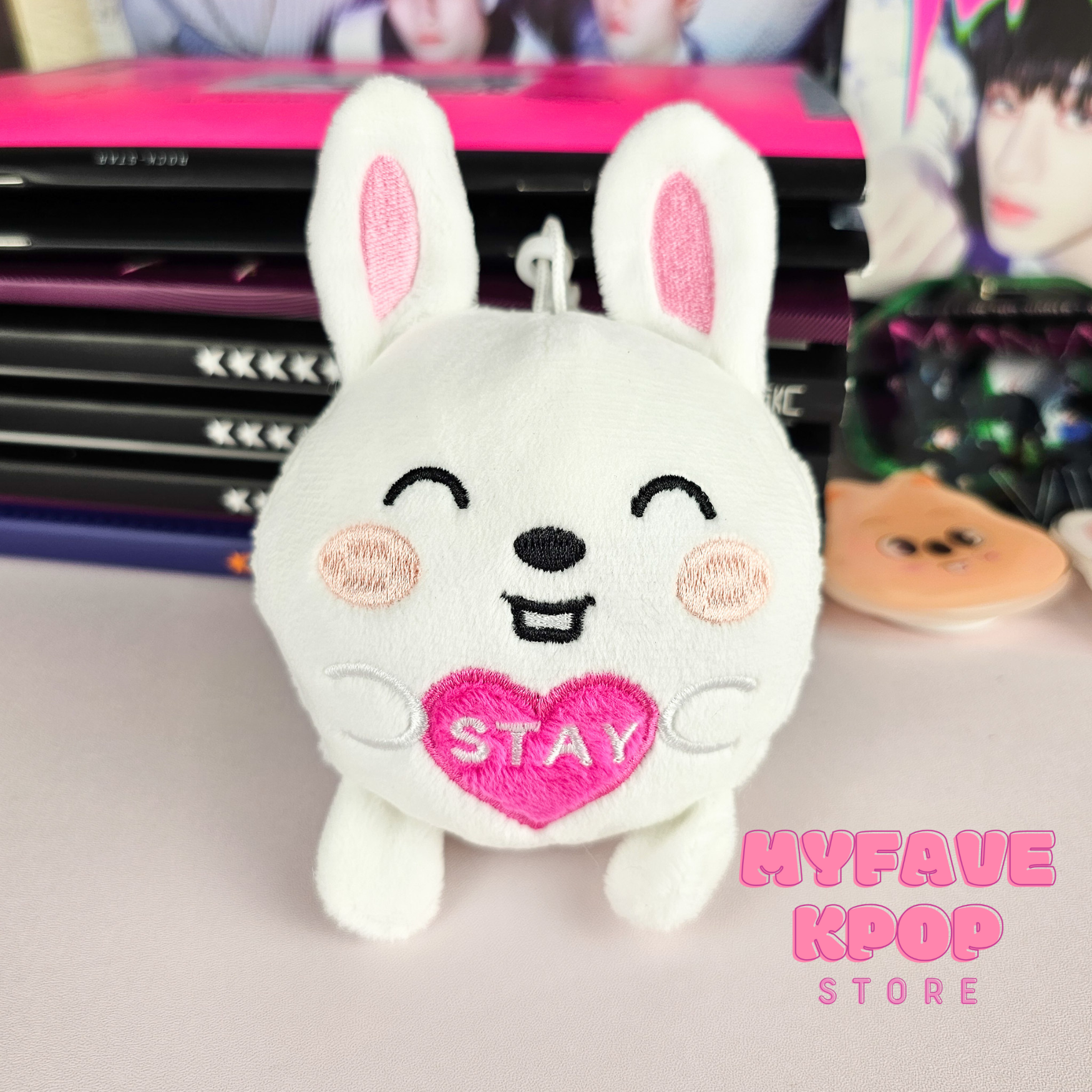MyFaveKpop Store - Wholesale Phone Grip - Skzoo-ball Love Stay Plushie Keychain Kpop Gift4