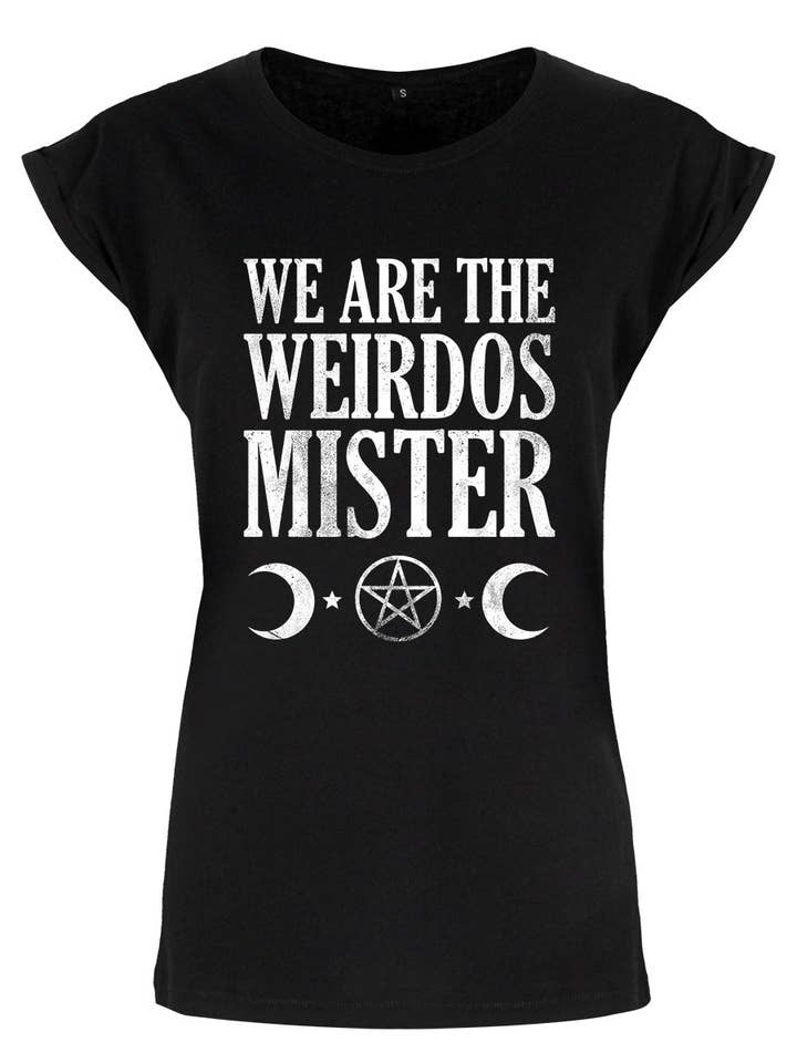 We Are the Weirdos Mister Ladies Black Premium T-Shirt for wholesale by Grindstore