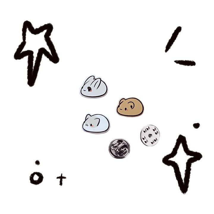 Pins de esmalte de relleno Mochi Babies para venta al por mayor de Astraea Amour