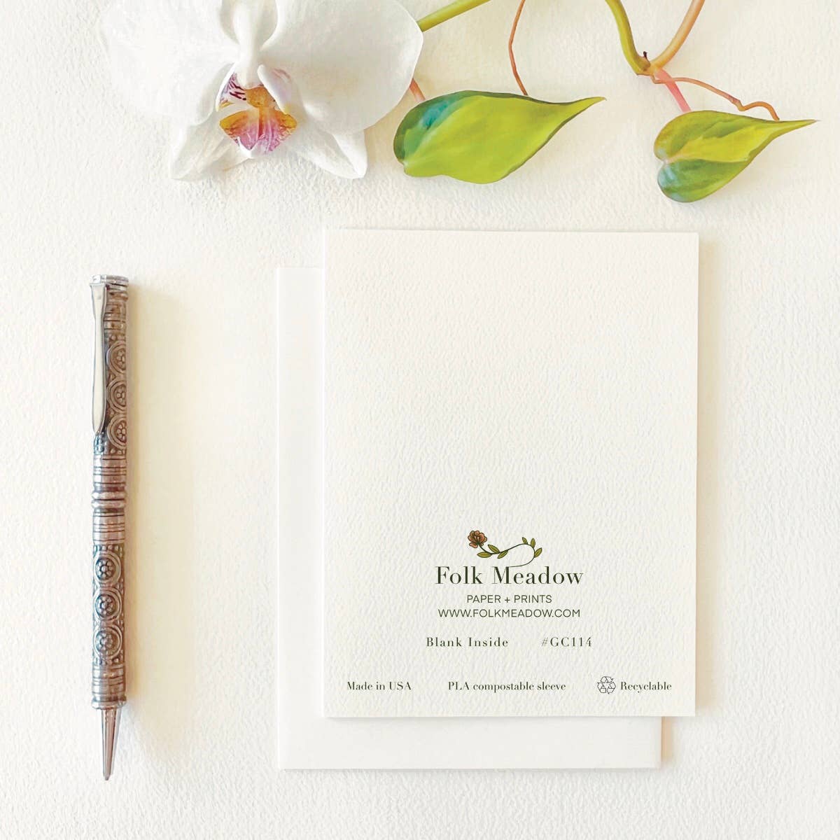 Folk Meadow - Wholesale Birthday Card - Fox in the Garden Birthday Card3