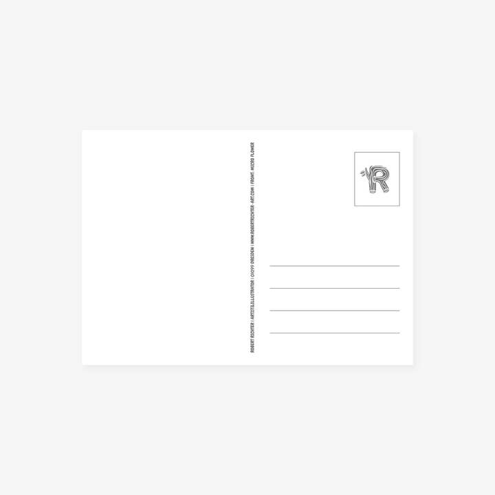 Atelier Robert Richter – wholesale Postcard – Micro Flower – Postcard1