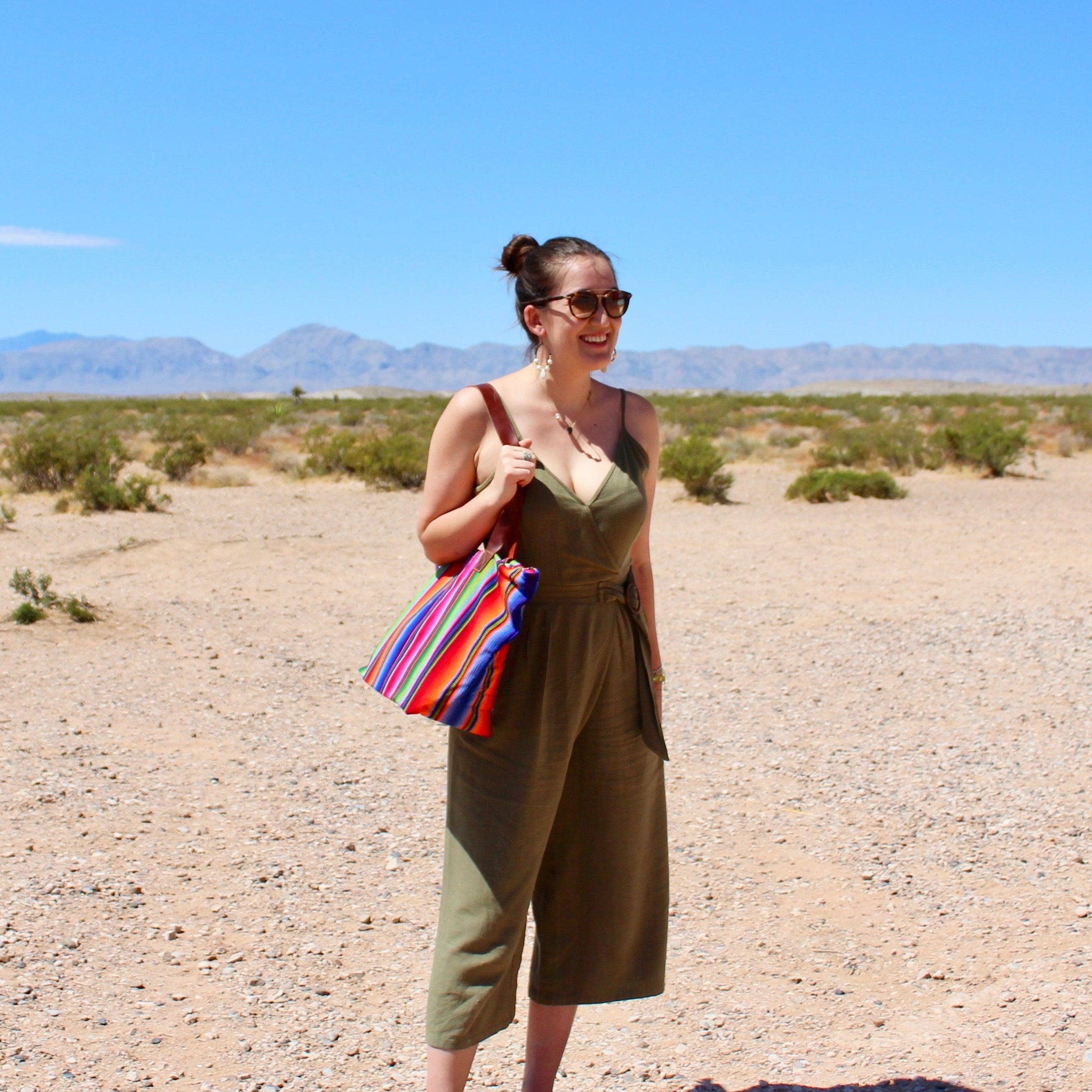 Lumily – Großhandel Tragetasche – Damen – Hacienda Stripe Nachhaltige Computer-Übernachtungstasche - Guatemala8