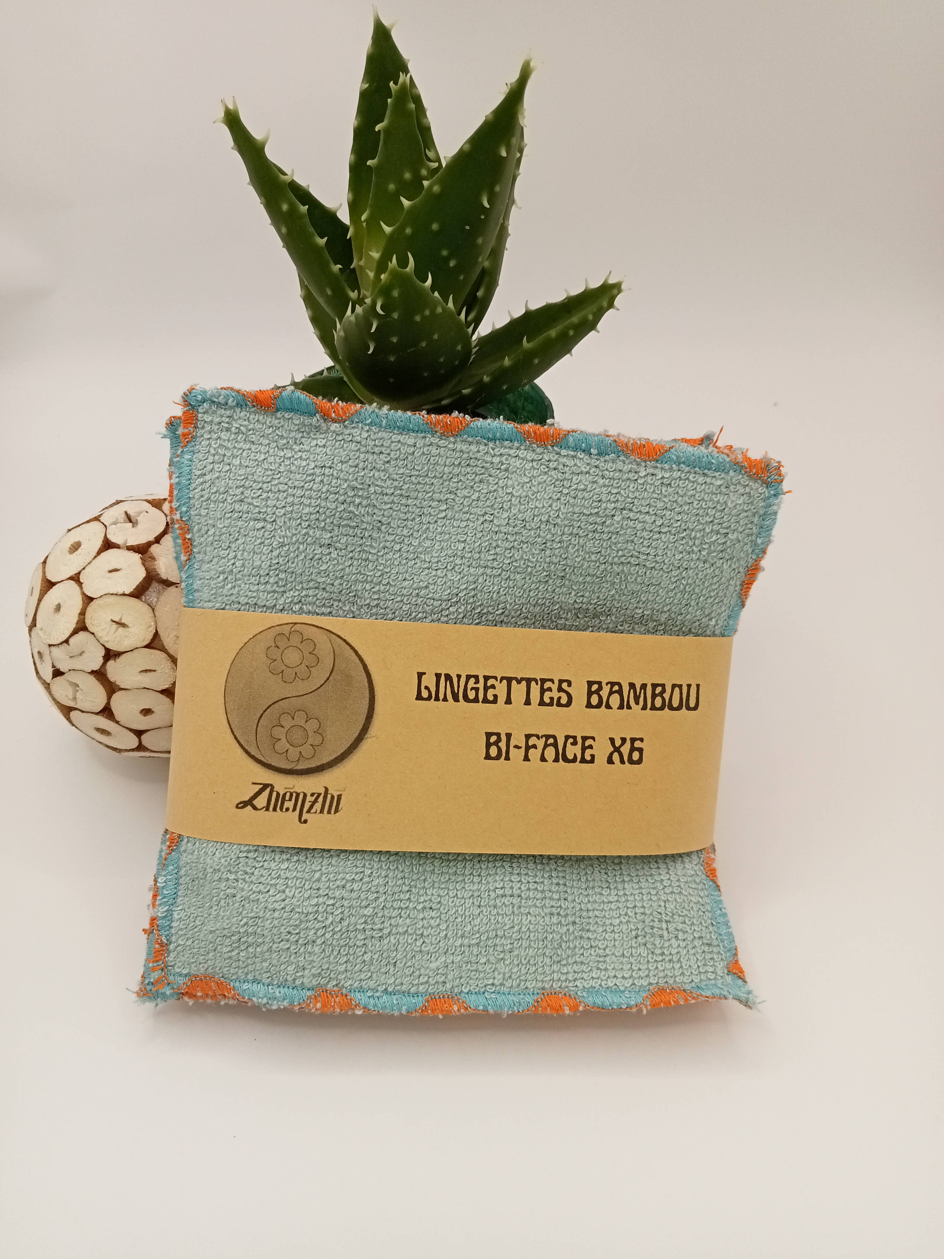 ZHENZHI – Großhandel Wattepad – Doppelseitige Bambustücher, 6 Stück0