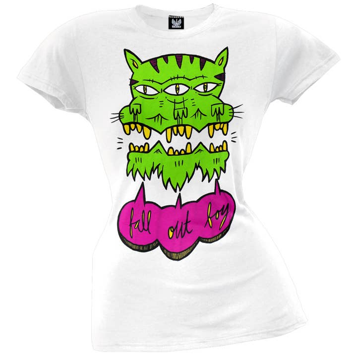 Fall Out Boy - 3 Tigers Women's Juniors T Shirt for wholesale by Official Store