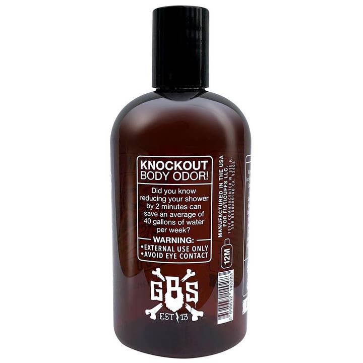 Grave Before Shave - Vente Gel douche – homme - Fisticuffs Bay Rum Nettoyant pour le corps Bouteille de 12 oz1