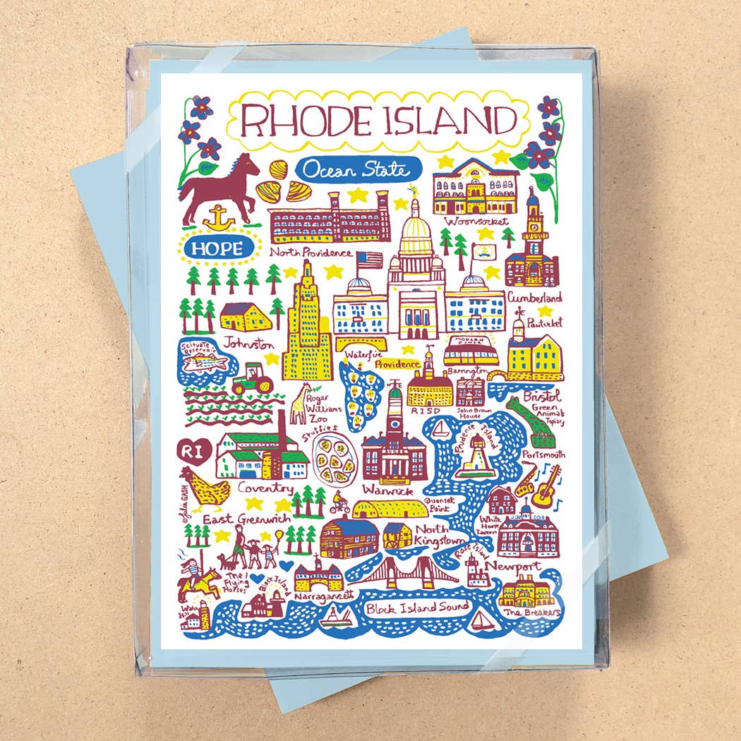 Allport Editions - Vendita all'ingrosso Set di cartoleria/cancelleria - Serie di Carte in Scatola Statescapes - scopri tutti i 29 Stati!23