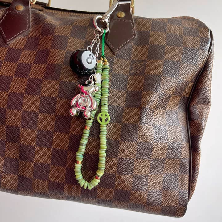 Liviana Lisbon - Wholesale Purse/Bag Accessory - Women's - Porte-clés vert argenté1