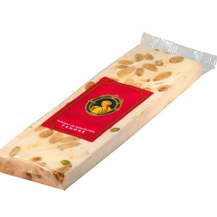 Nougat Diane De Poytiers - Vente Nougat - Nougat de Montélimar tendre Barre 100 g en présentoir