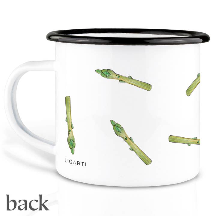 LIGARTI - Wholesale Coffee Mug - Enamel Mug – Asparagus3