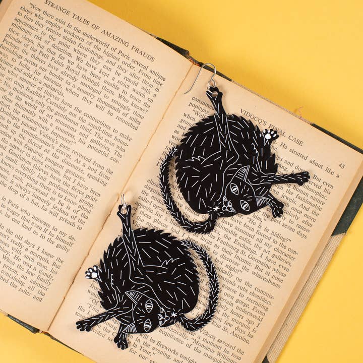 Darling Marcelle - Wholesale Dangle Earrings - Cat Earrings Large0