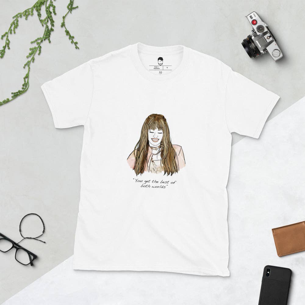 El loco del Pelo Rizo - Venta al por mayor Camiseta serigrafiada - Mujer - Camiseta  Hannah Montana1