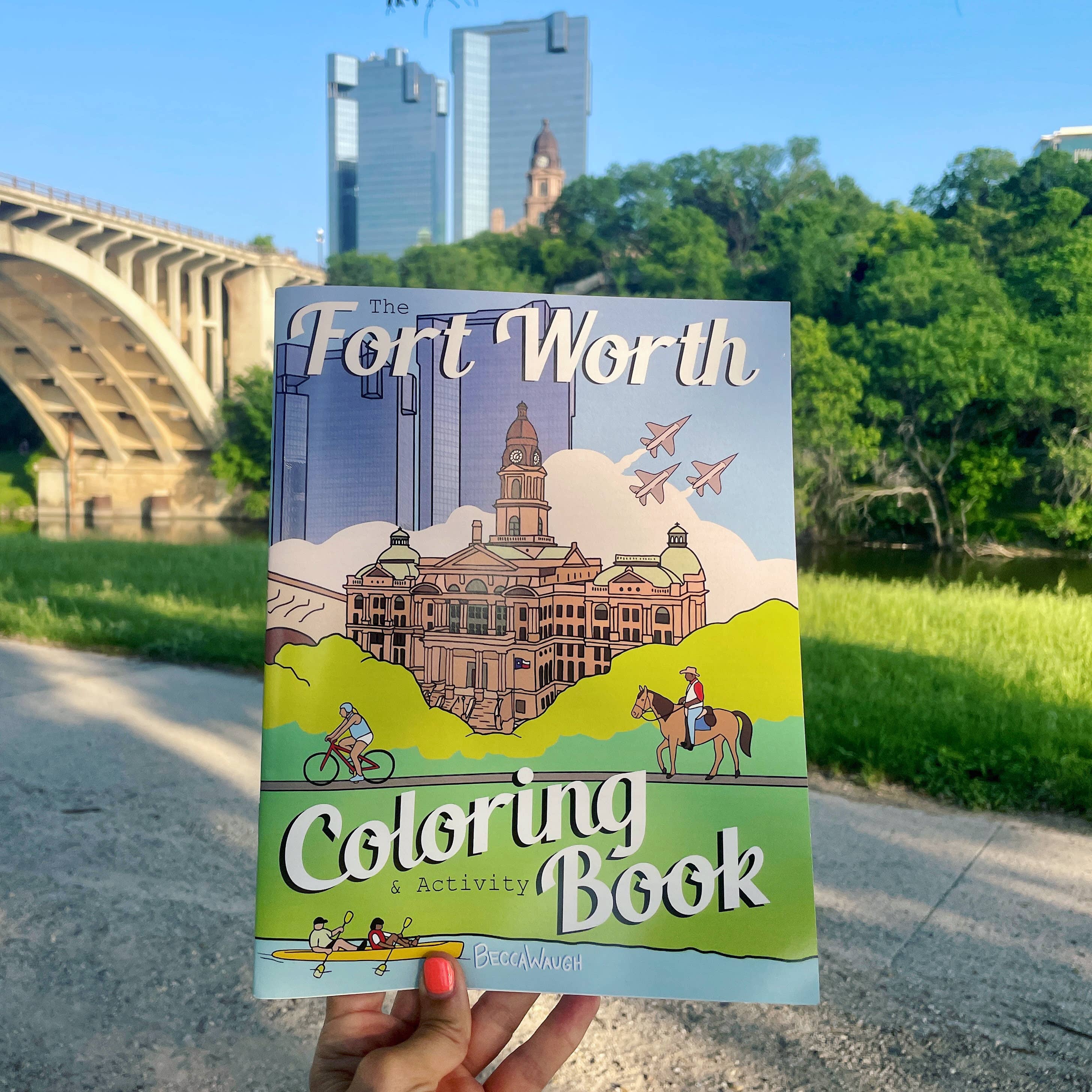 Sleepy Panther Design Co - Wholesale Kleurboek - Volwassene - Het kleurboek van Fort Worth5