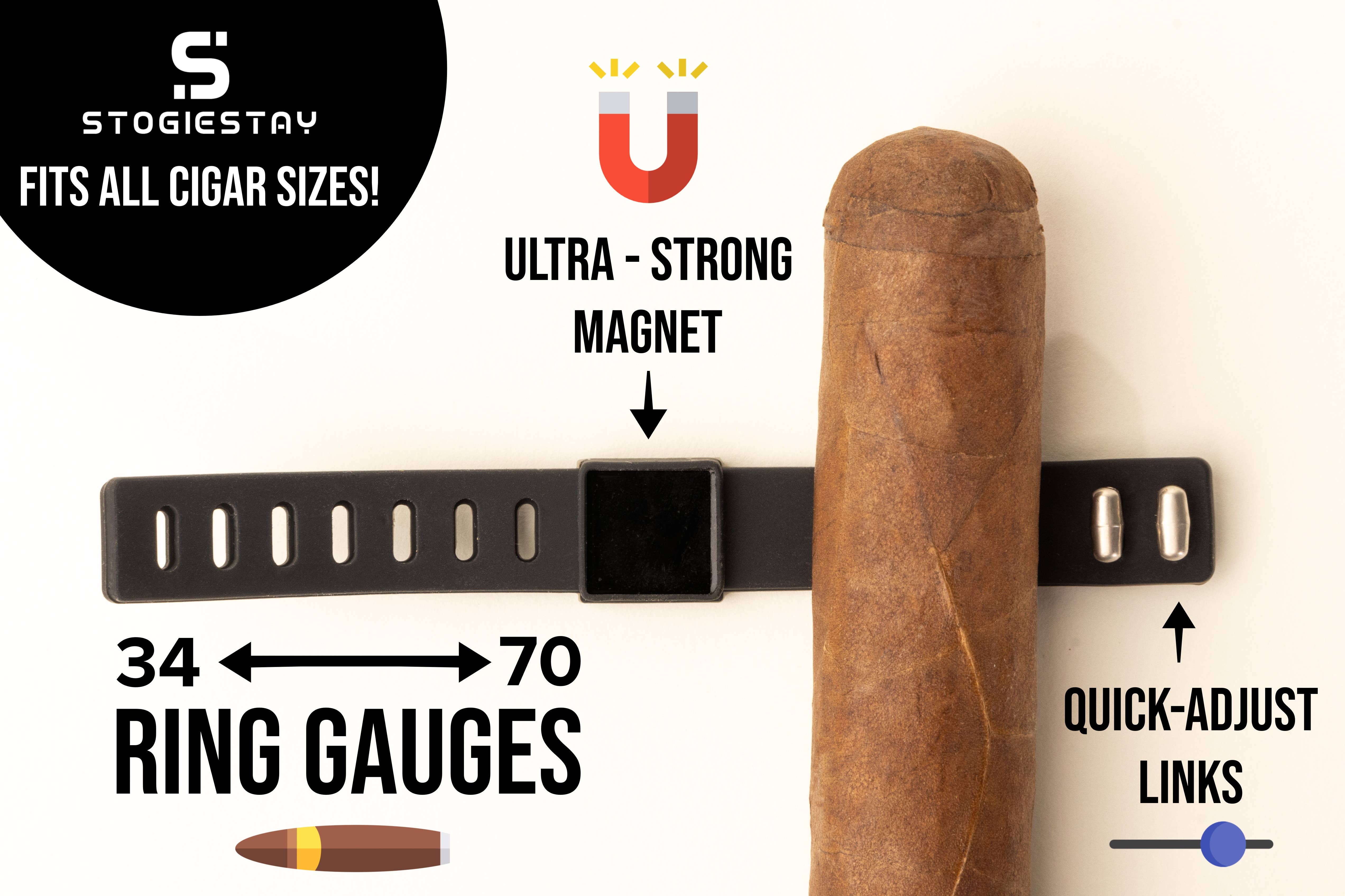 HODL 21 - Wholesale Humidor/Cigar Accessory - StogieStay Magnetic Stogie Holder - Portable Cigar Clip3