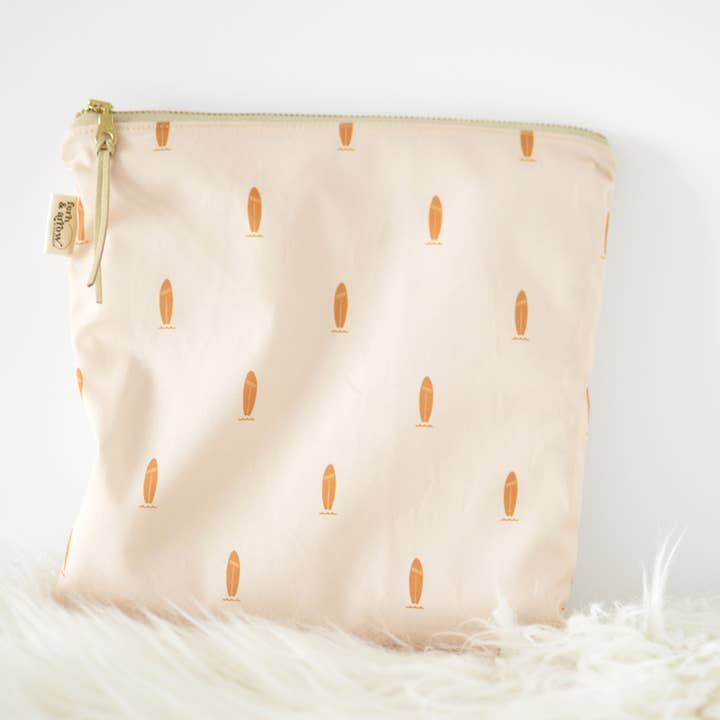 Fern & Arrow – wholesale Wet bag – Child & baby – Water Resistant PUL Wet / Dry Bag - Surfs Up2