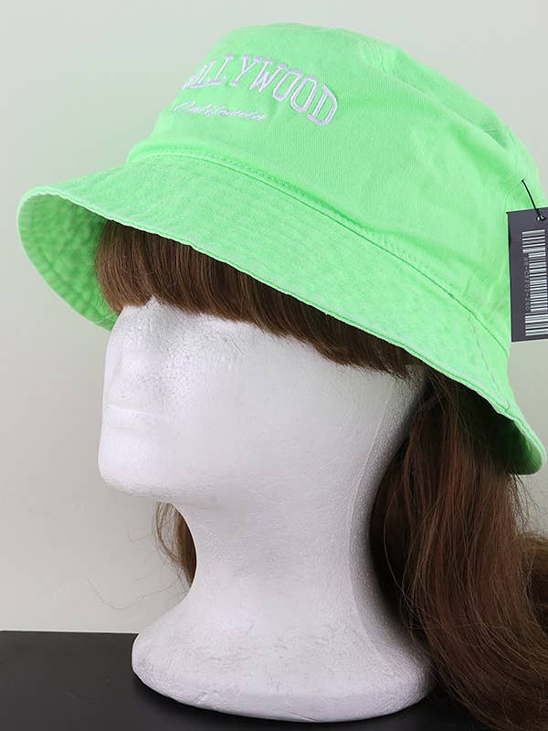 Hollywood California Bucket Hat for wholesale by Shop Neighbors