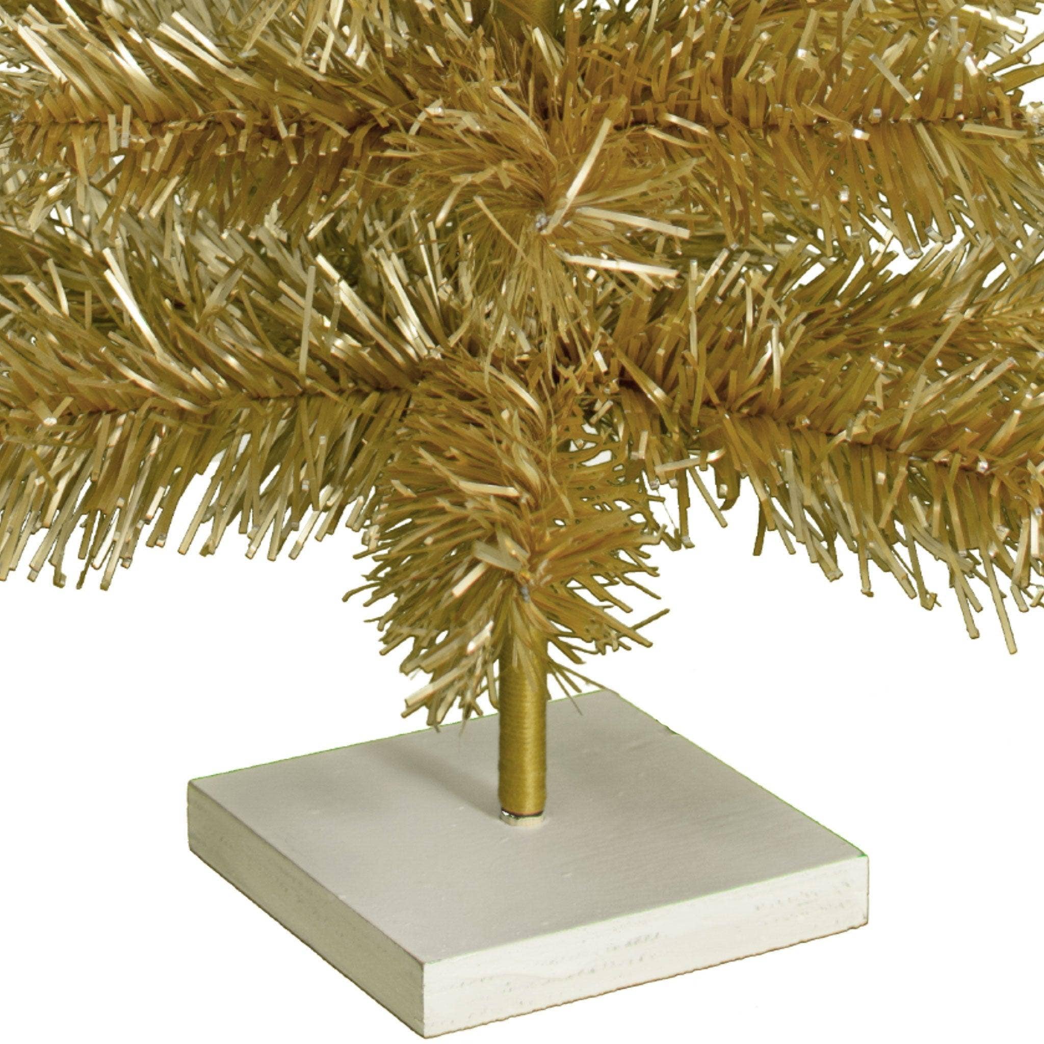 Lee Display - Wholesale Christmas Decoration - Antique Gold Tinsel Christmas Tree3