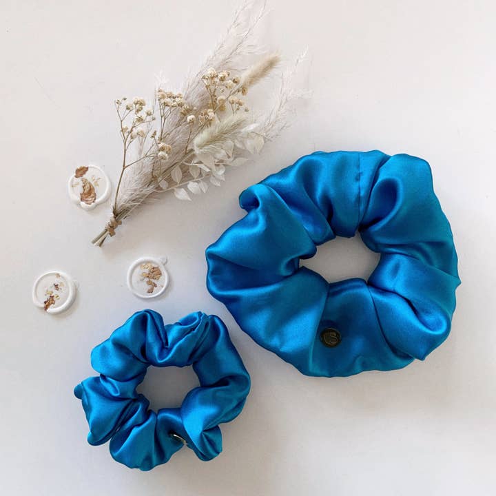 Silk + Scrunchie - Wholesale Scrunchie - Women's - Grotta Azzurra | Jumbo