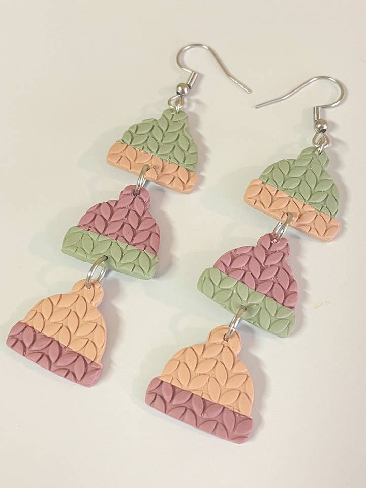 Three Tier Hats for wholesale by Dainty Clay Earrings