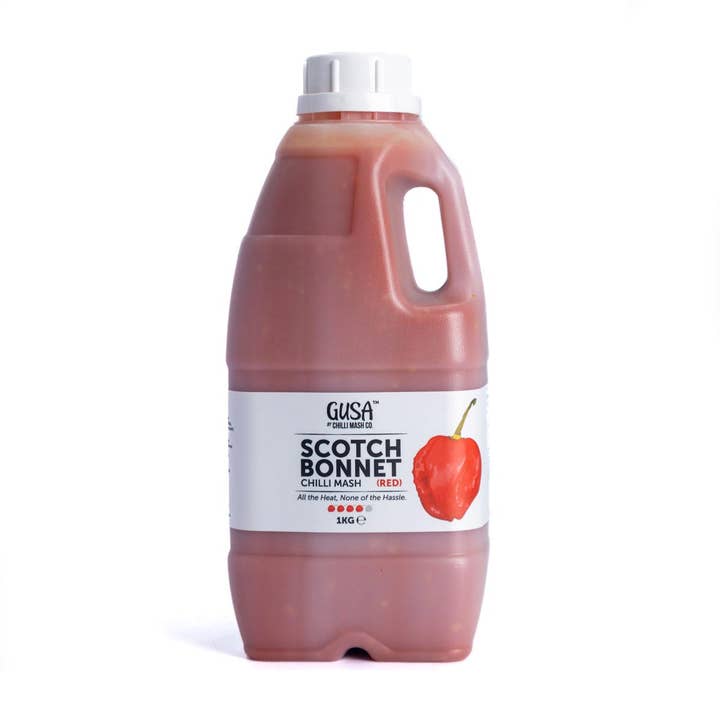 Scotch Bonnet Fermented Chilli Mash | 1kg or 10kg or 20kg | Gusa By Chilli Mash Co. for wholesale by Chilli Mash Company