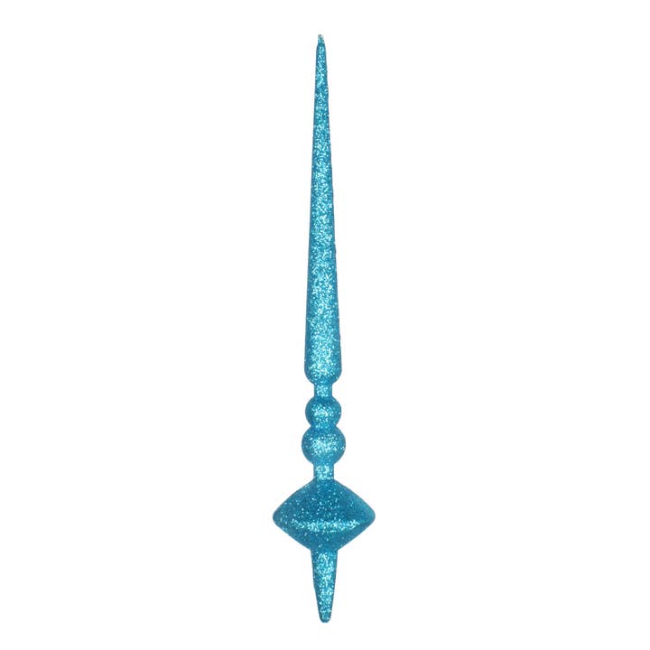 Embout en forme de coupole à paillettes turquoises Vickerman, 12 po, sac pour la vente par Vickerman