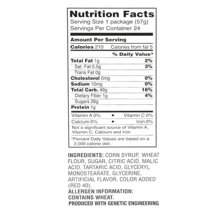 La Luna Bella - Toys - Wholesale Hard Candy - SOUR PUNCH BLUE RASPBERRY STRAWS - LLB Candy1