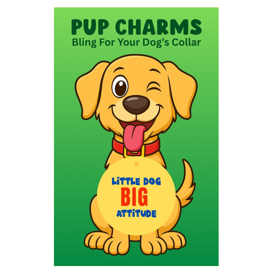 Peace, Love and Sarcasm – wholesale Halsbandsberlock för husdjur – Hund – Liten hund, stor attityd valpcharm1