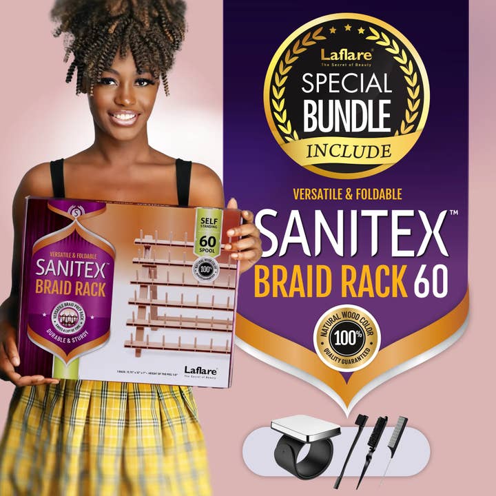 Laflare - Wholesale Hair Accessories Set - Women's - Braiding Rack 60 Combo4