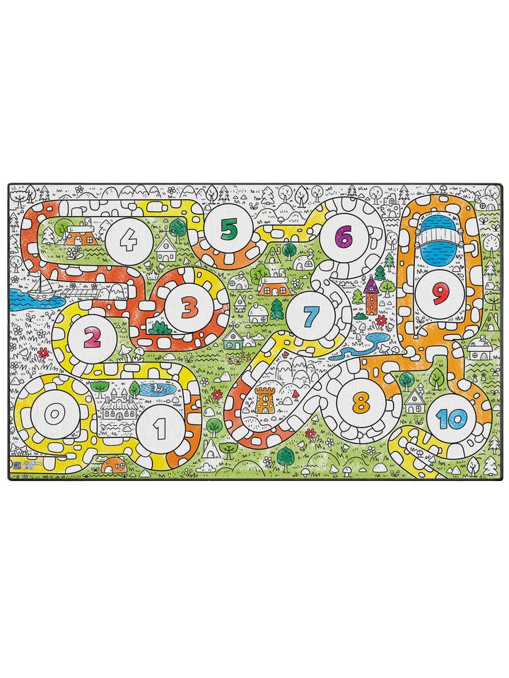 Hopscotch Road pour la vente par Coloring Rugs