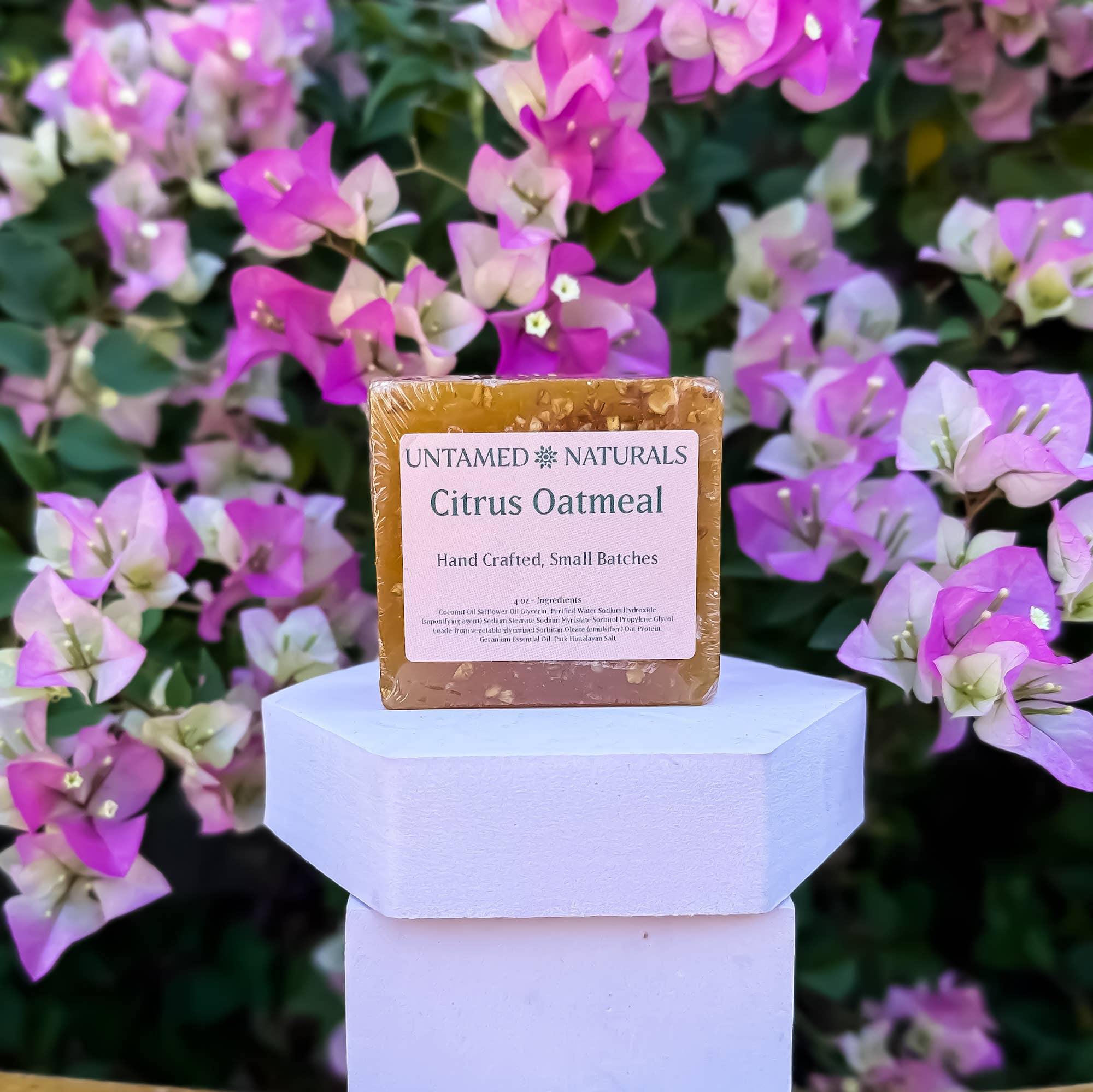Untamed Naturals - Wholesale Bar Soap - Oatmeal Citrus Soap1